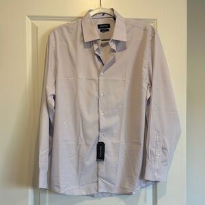 Nautica Men's Pale Pink Micro-Check Dress Shirt